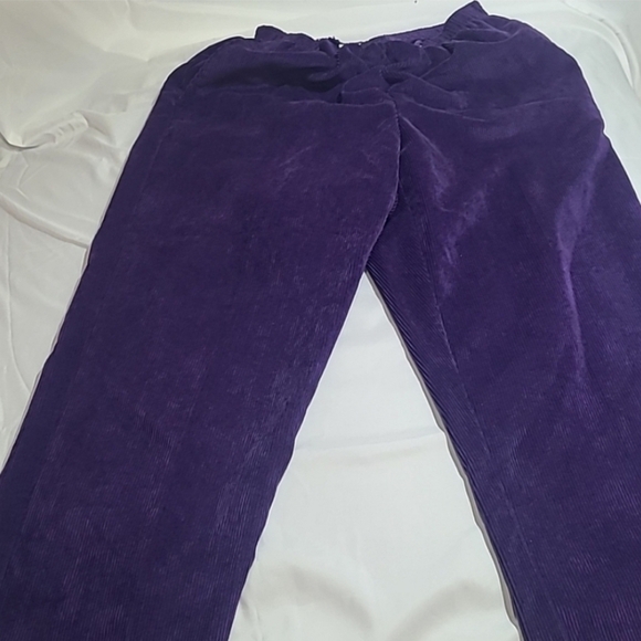 Trousers  Alfred Dunner Purple Pants - Picture 4 of 4